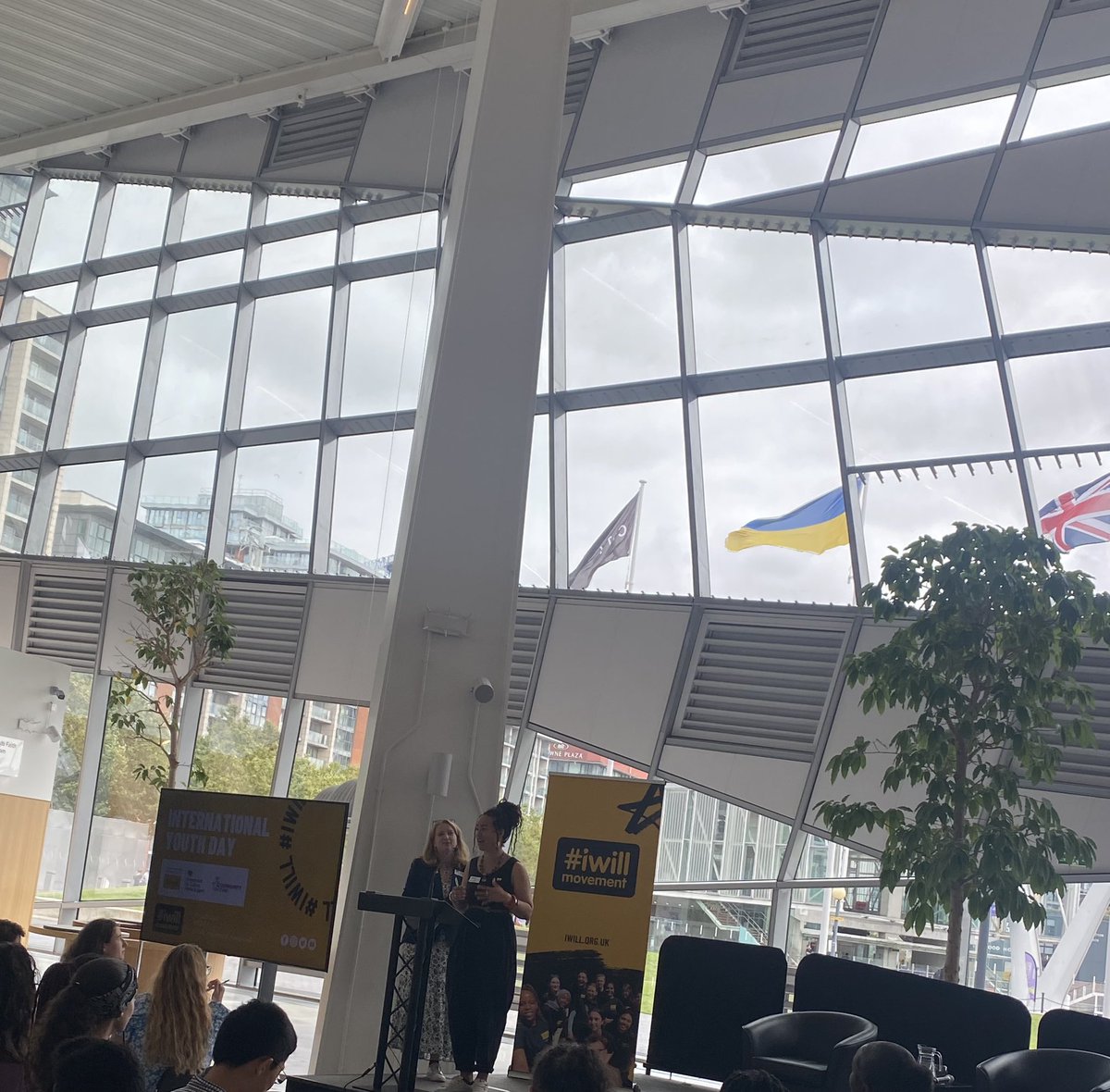HorlockRhian's tweet photo. It’s International Youth Day #IYD2023🎉 Todays #YouthLed event at @MayorofLondon City Hall is bringing together young people from across the #iwill fund and @iwill_movement  empowering them to become leaders &amp; agents of change on issues that matter to them 💪🙌 https://t.co/KPDgXHSJQO