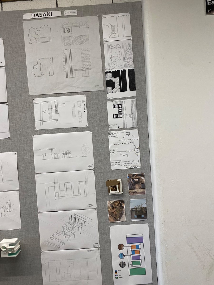 dasani_decoded's tweet photo. I finished my 1st class of architecture school and I got to explore inclusive design ideas already. My final project for the class resulted in a plan and model for a ramped classroom experience in our existing building space.

Can't believe I learnt so much in 4 weeks!!! https://t.co/Od8D7nfFu1