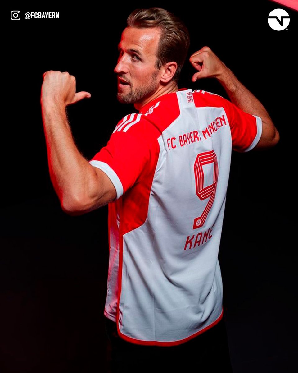 TNTSportsAR's tweet photo. 🚨 OFICIAL: HARRY KANE ES NUEVO JUGADOR DEL BAYERN MUNICH 🔴

▶ El goleador histórico del Tottenham finalmente jugará en la Bundesliga. El acuerdo fue por €100 millones, más 10 en variables. 

¿Cómo le irá en Alemania? 🧐 https://t.co/AX6pRyB0VW