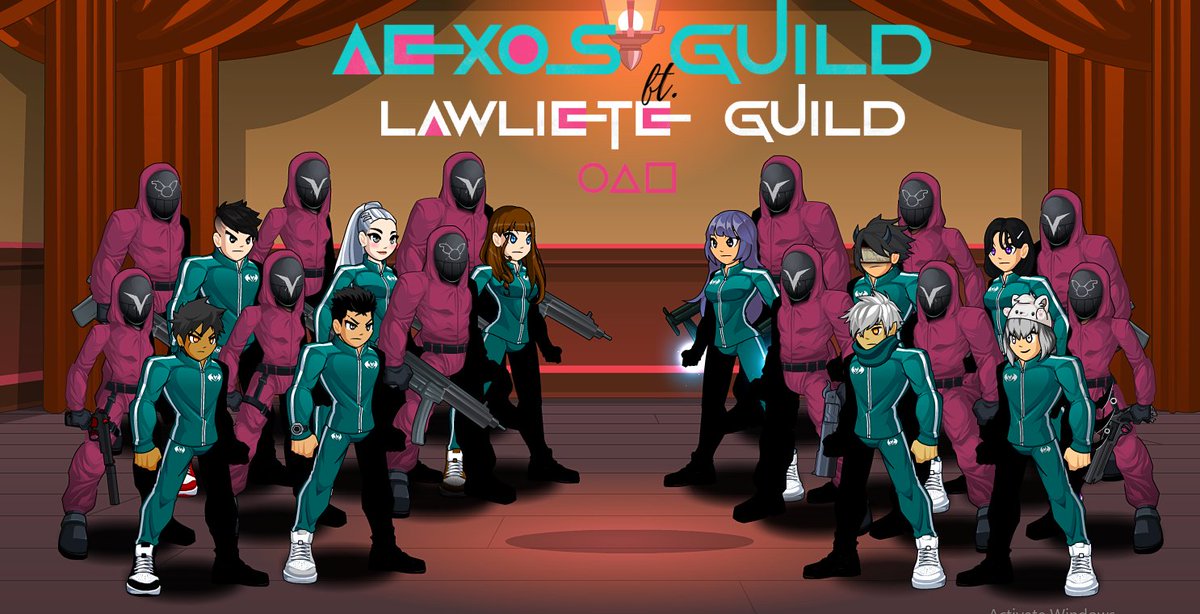 AexosGuild's tweet photo. Squish Game pictorial! <3 https://t.co/hIh0jCrzvl