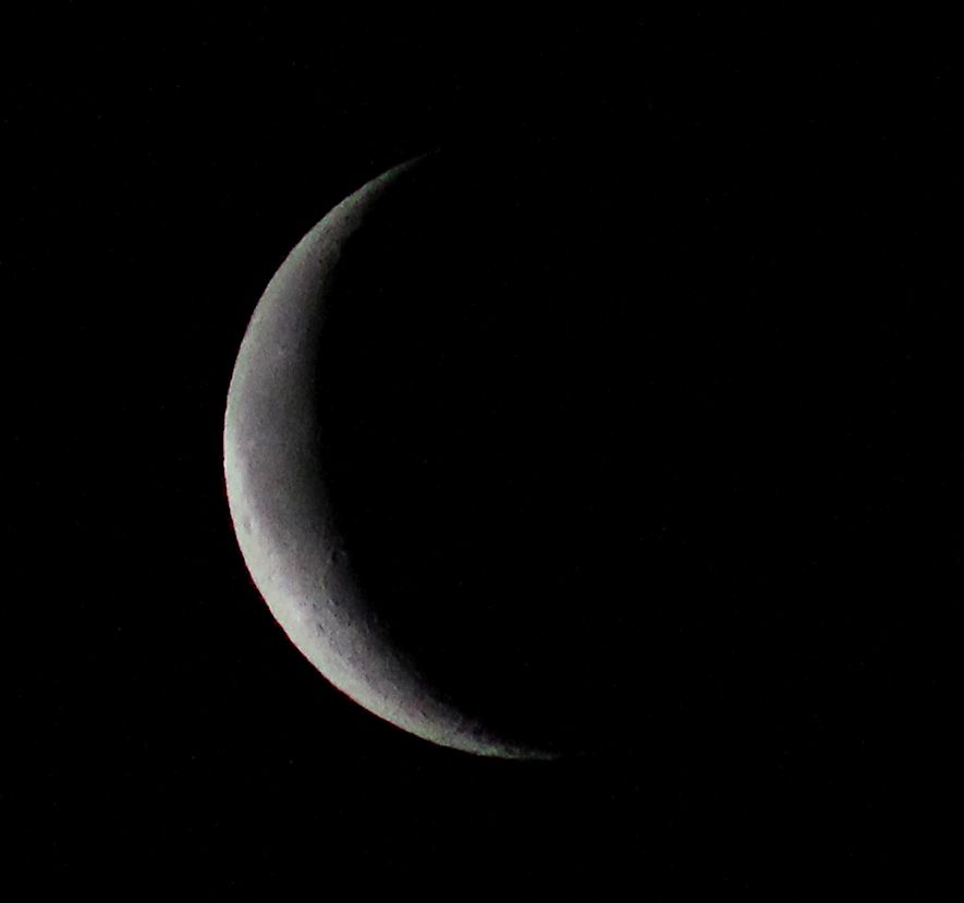 DavidBflower's tweet photo. Waning Crescent Moon. 0216UT 12 August 2023. #StormHour #ThePhotoHour #MoonHour®️ https://t.co/sMVZmDzQkP