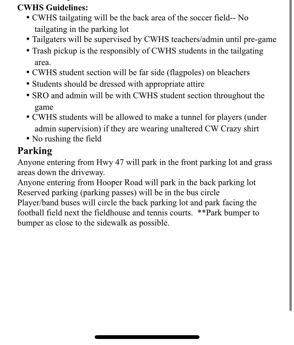 ⚠️ INFO FOR CW/DC GAME ⚠️