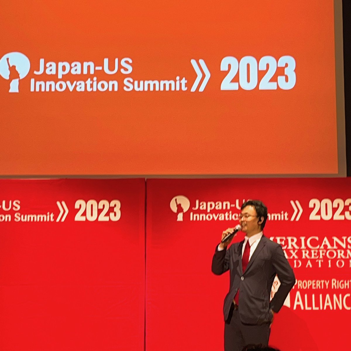 Japan－US Innovation Summit2023無事完了です。

渡瀬裕哉さんのおかげで党派関係なく、たくさんの減税を求める方々と繋がることができている今です。ありがとうございます！！

これからも地道にコツコツ減税実現に向け頑張るしかない！全ての増税に反対し、全ての出会いに感謝します🐰