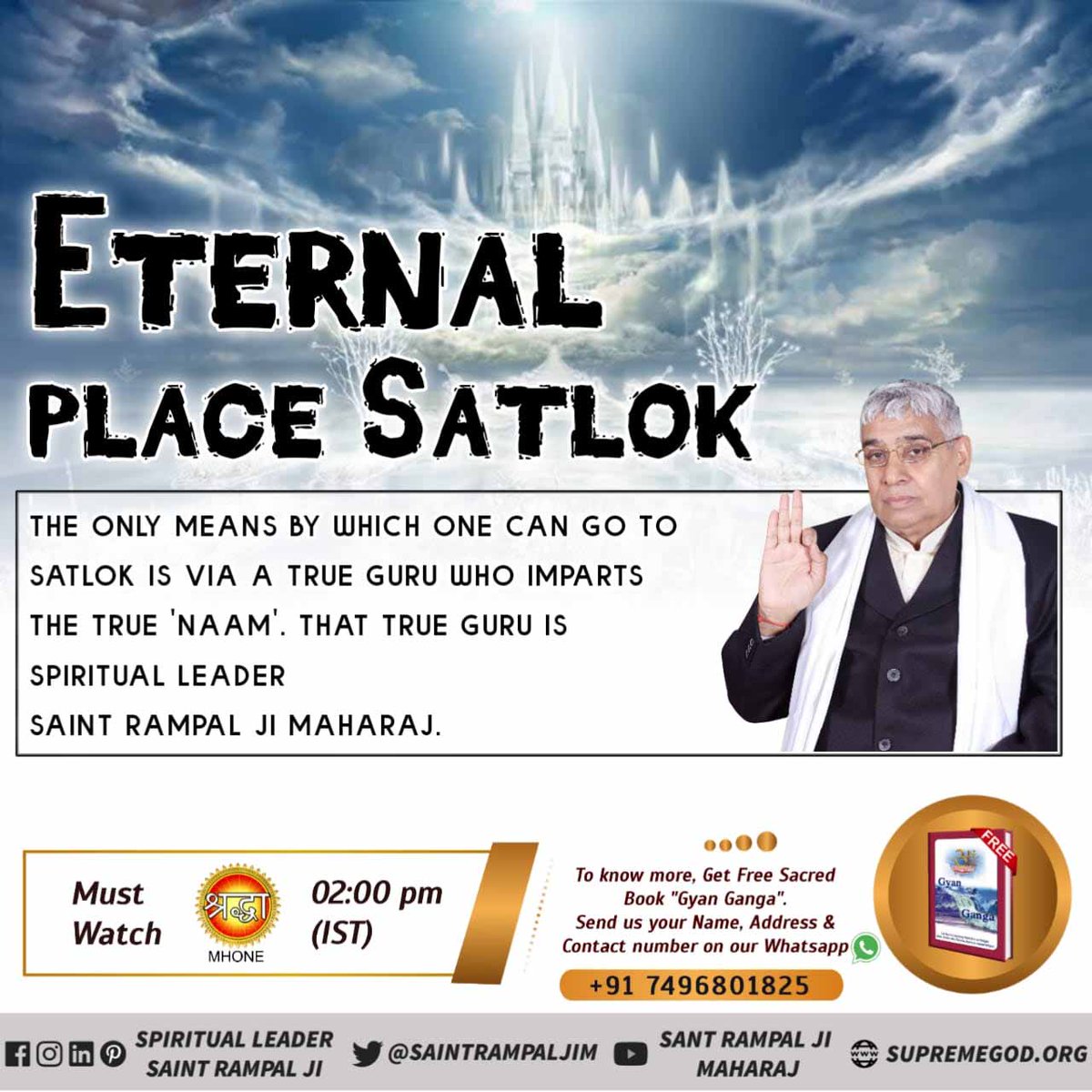 vishal_real_V1's tweet photo. #KaalLok_Vs_Satlok Satlok is the eternal Supreme Abode of Almighty God Kabir Saheb. One can attain Satlok after performing true worship shown by Sant Rampal Ji Maharaj. 🙏🏻 https://t.co/5I2bbengs4