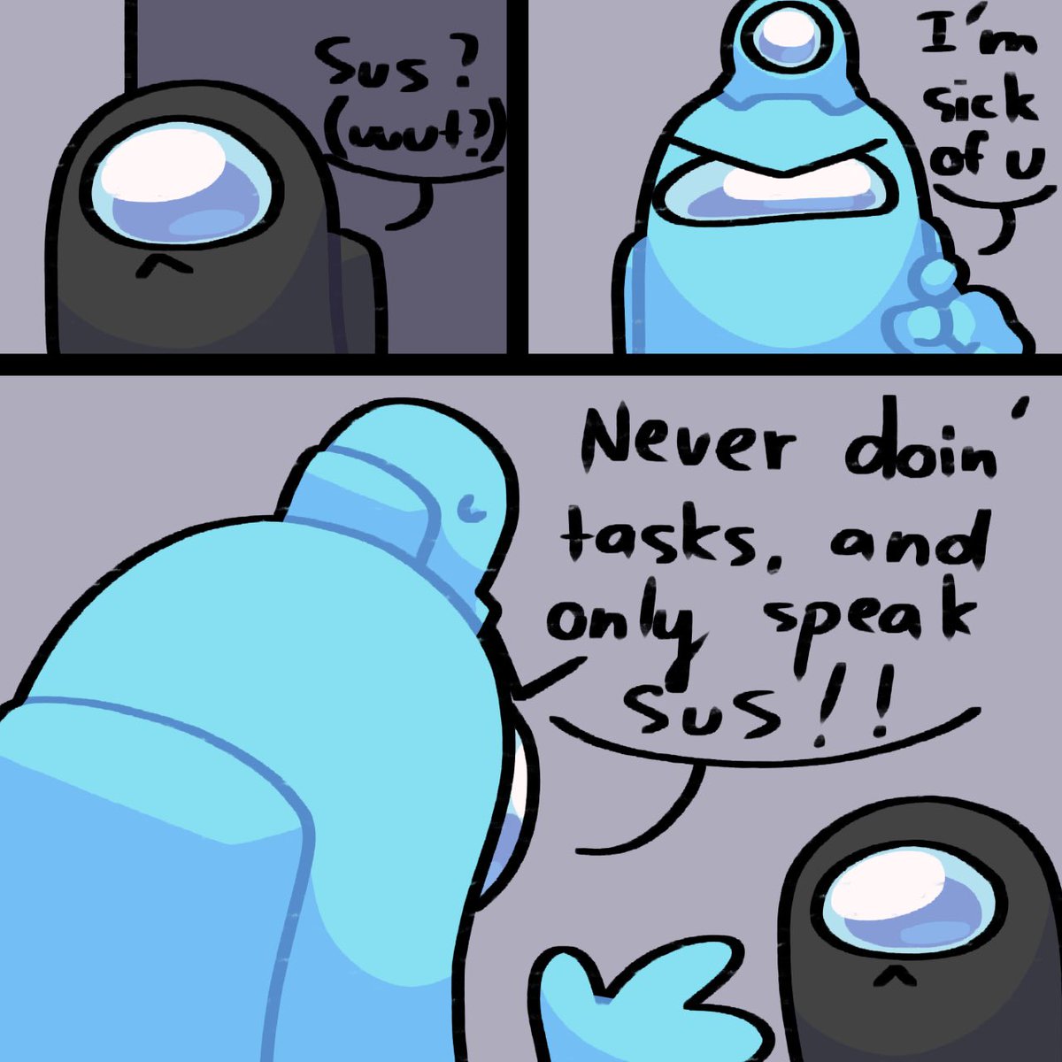 JazzyCrystal__'s tweet image. Out of nowhere i gave u Sus backstory