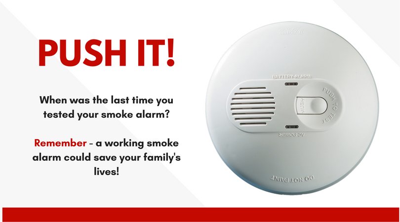 Weekend Safety Tip: Complete your monthly test and inspection of all smoke and CO alarms. #FireSafety