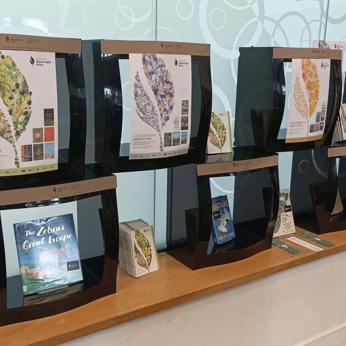 This year is the 10th Anniversary of the @wainwrightprize  created to celebrate connection with nature and the outdoor. We have prepared a display with all the information. @GreenwichLibs @Royal_Greenwich @Better_UK #JCWP23 #10YearsOfWainwrightPrize #Lovelibraries