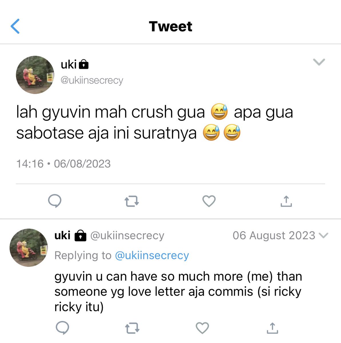 open for love commission! 💌 

— a gunvin / gyuwook few tweets au

tentang 𝘨𝘶𝘯𝘸𝘰𝘰𝘬, 𝘨𝘺𝘶𝘷𝘪𝘯, dan salah paham gara-gara commission love letter.