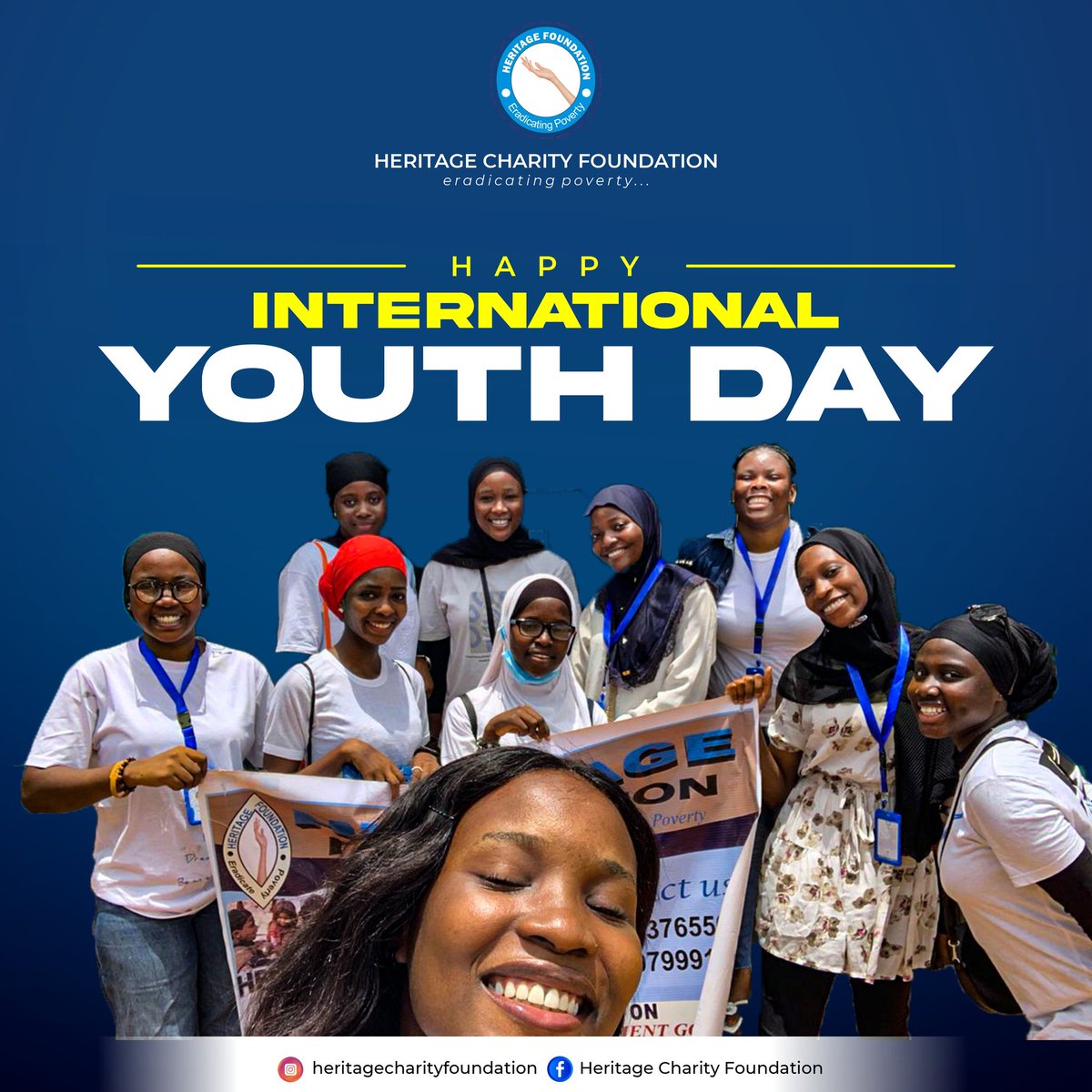 heritagechanges's tweet photo. Heritage Charity Foundation wish all youths a very Happy International Youth Day!❤️❤️ May your passion and energy continue to shape a brighter future.May the youth of the world be inspired to break barriers, create opportunities, and bring about positive transformation❤️ https://t.co/N0u3ZsgHR1