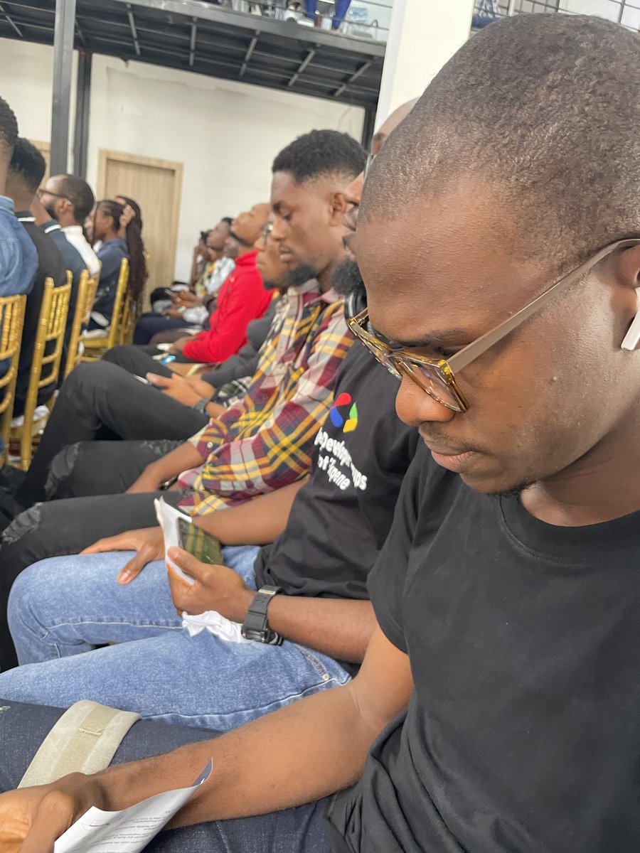 GDGPHC's tweet photo. Our attendees @GDGPortHarcourt 

 #gdgphc #ioextended #ioextended2023 #ioextendedph23 #googlenigeria #googledevelopers #googleevents #googleteam https://t.co/sCe2caMoyF