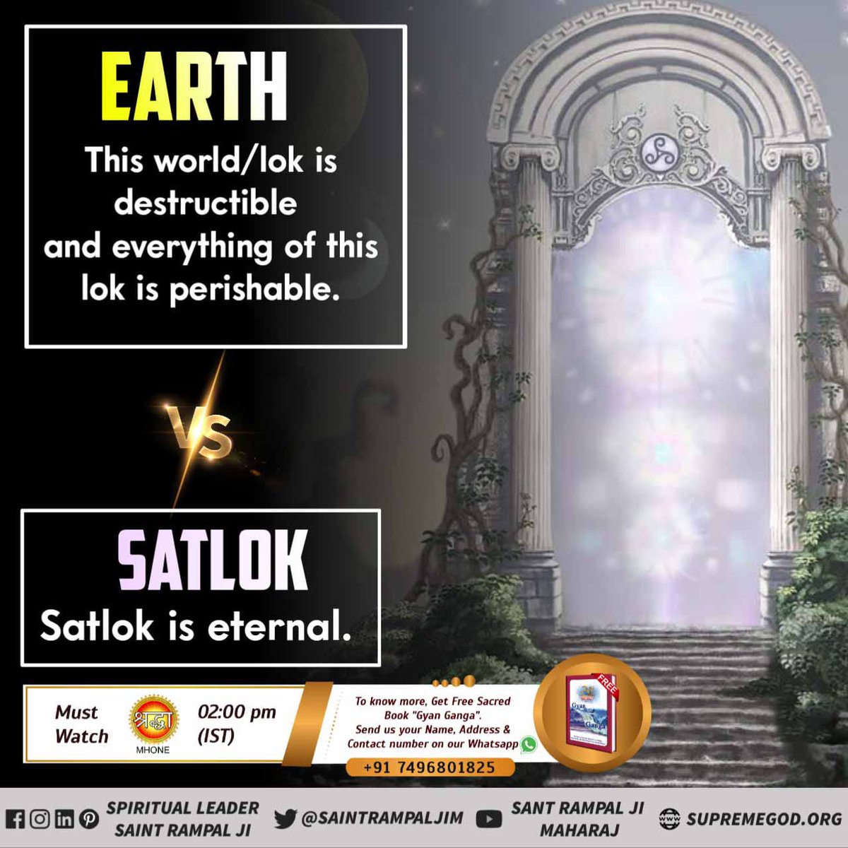 #KaalLok_Vs_Satlok
Satlok is the only place where you will find true peace and satisfaction.
Sant Rampal Ji Maharaj
