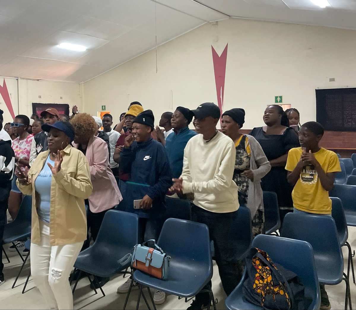 irantiorg's tweet photo. This Saturday, the Kasi 2 Kasi Queer Cinema Festival took over Newcastle! The festival uses art as a tool to initiate dialogue about the LGBTIQ+ community and the challenges they face. #marginstomainstream https://t.co/BvB9IVuiiD