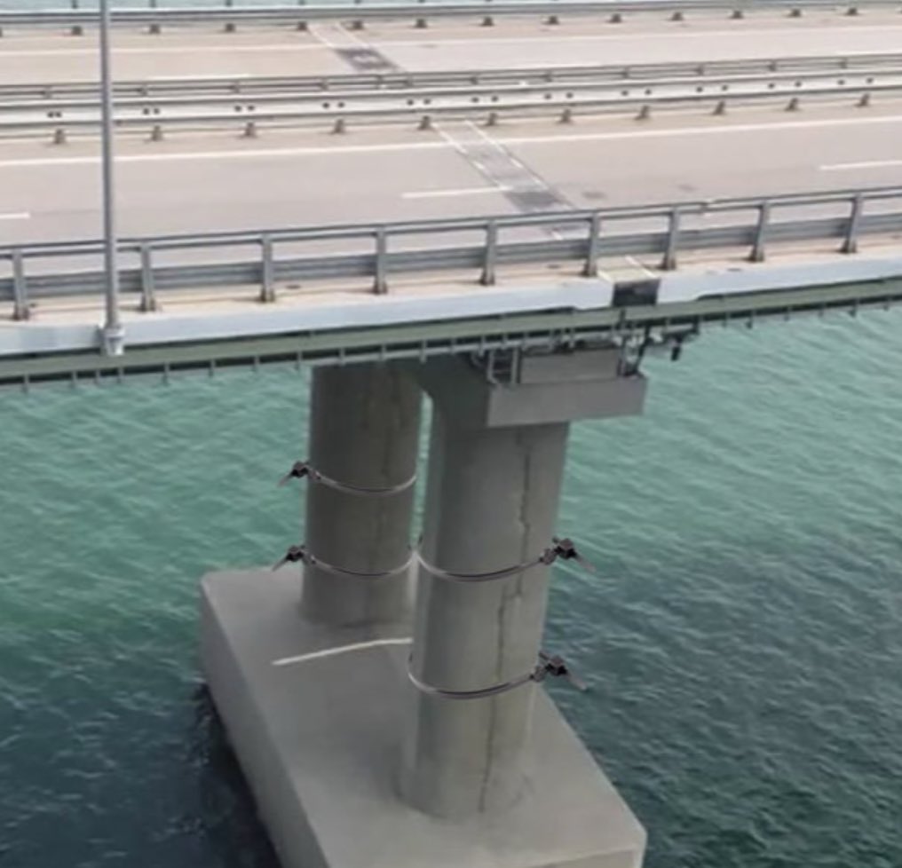 @NOELreports It's just a matter of time till Kerch Bridge is gone, it's held together by Duct Tape & Band Clamps now!