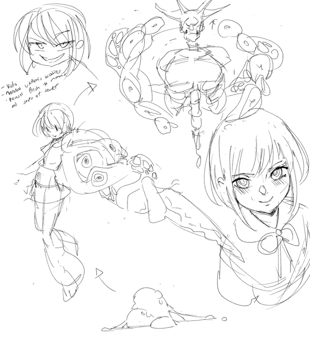 Just doodles for now. New oc probs