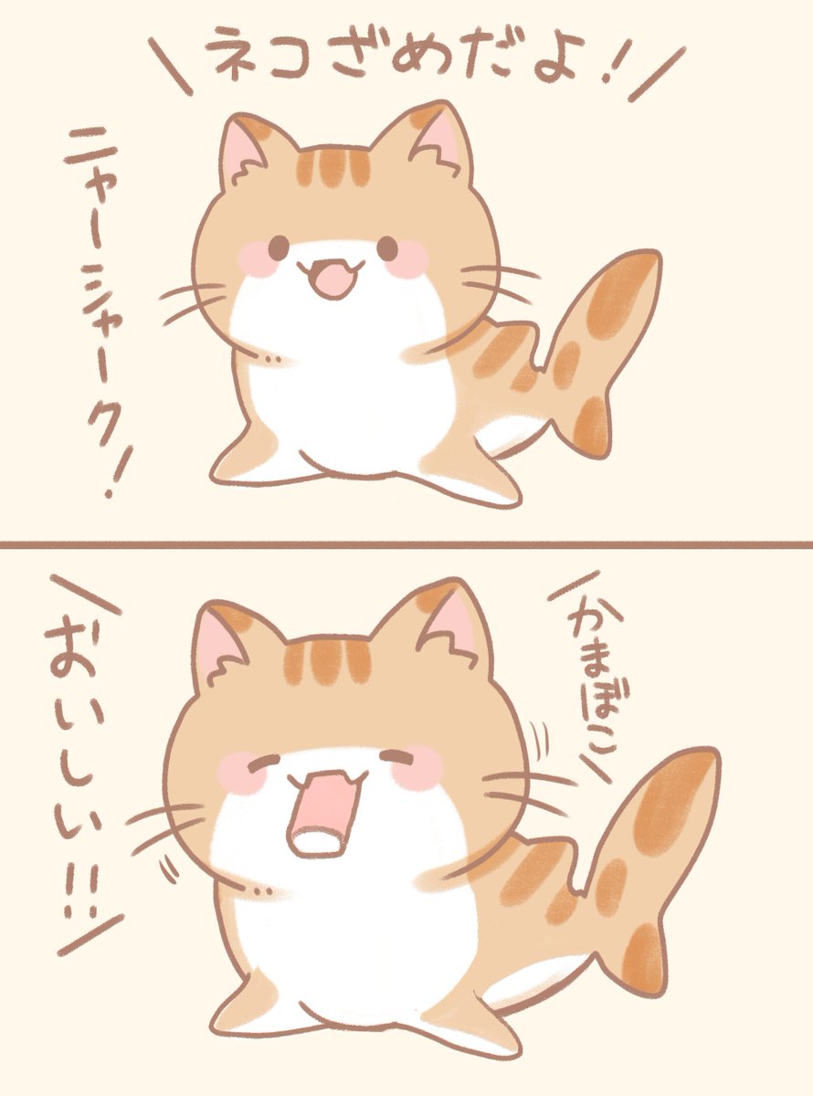 ネコざめちゃんとかまぼこ