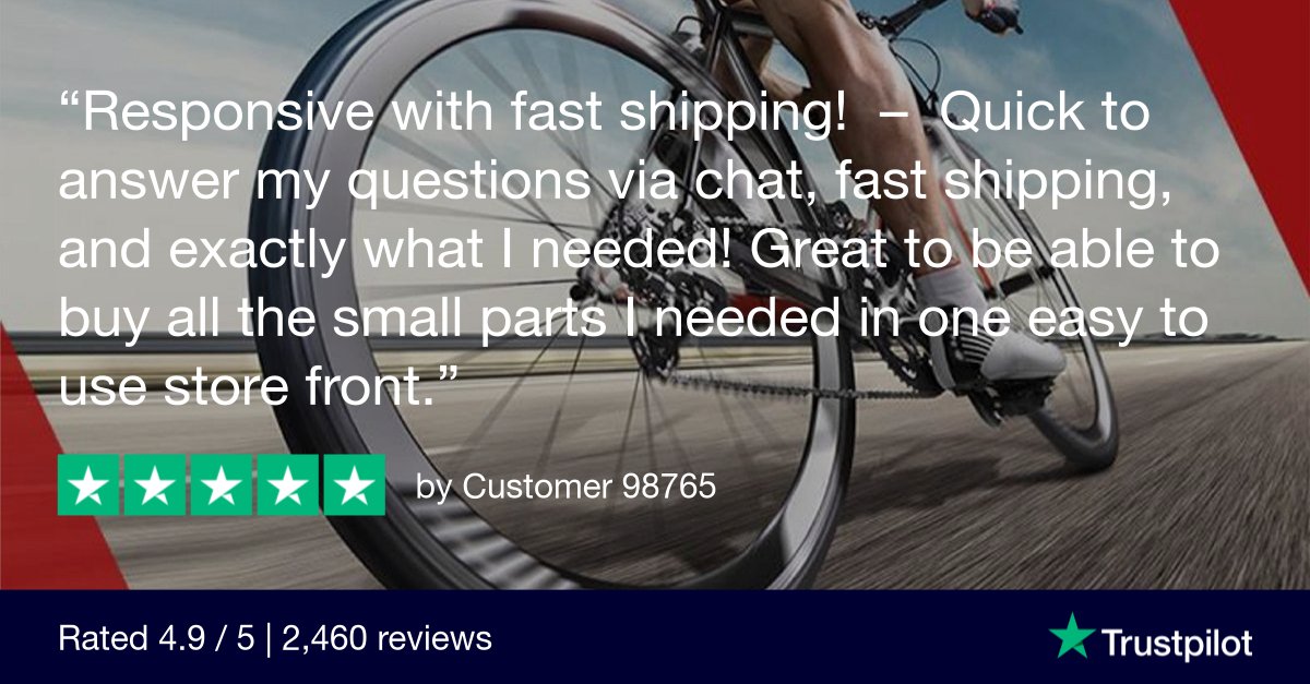 ⭐ ⭐ ⭐ ⭐ ⭐ ⭐
Customer Review

🙏Thanks!

“Responsive with fast shipping! Quick to answer my questions via chat, fast shipping, and exactly what I needed! Great to be able to buy all the small parts I needed in one easy to use store front.”