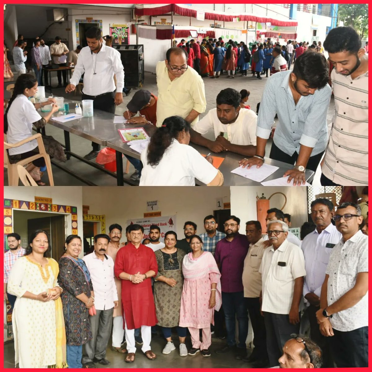 PriyaPandya11's tweet photo. #રક્તદાન_એજ_મહાદાન
દર્ભાવતી ના ધારાસભ્યશ્રી શ્રીમાન @shailesh_sotta જી તથા શ્રીમતી #MeenaMehta જી ની અધ્યક્ષતા માં શ્રી શક્તિ ચેરીટેબલ ટ્રસ્ટ દ્વારા સંચાલિત "બ્રહ્મશક્તિ જાગૃતિ મંચ" દ્વારા બરોડા પબ્લિક સ્કૂલ,વાઘોડિયા રોડ ખાતે કેમ્પ નું આયોજન કરવામાં આવ્યું
@BJP4Gujarat @CRPaatil https://t.co/y1LCn4NXHt