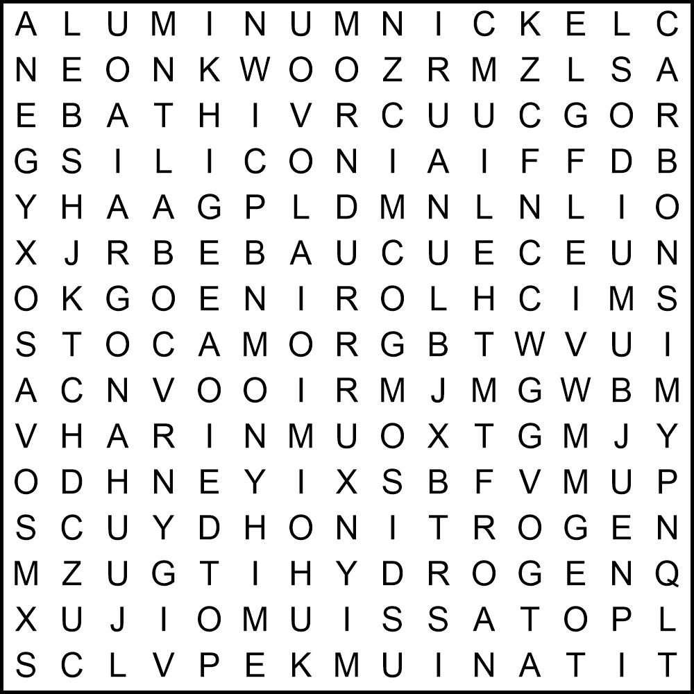 Hey, science enthusiasts! Get ready for a brain-teasing Saturday with a Periodic Table word puzzle! Can you unscramble the names of those mysterious elements hidden in this mix of letters? Put on your thinking hats and drop your answers in the comments below! Let's see who's a