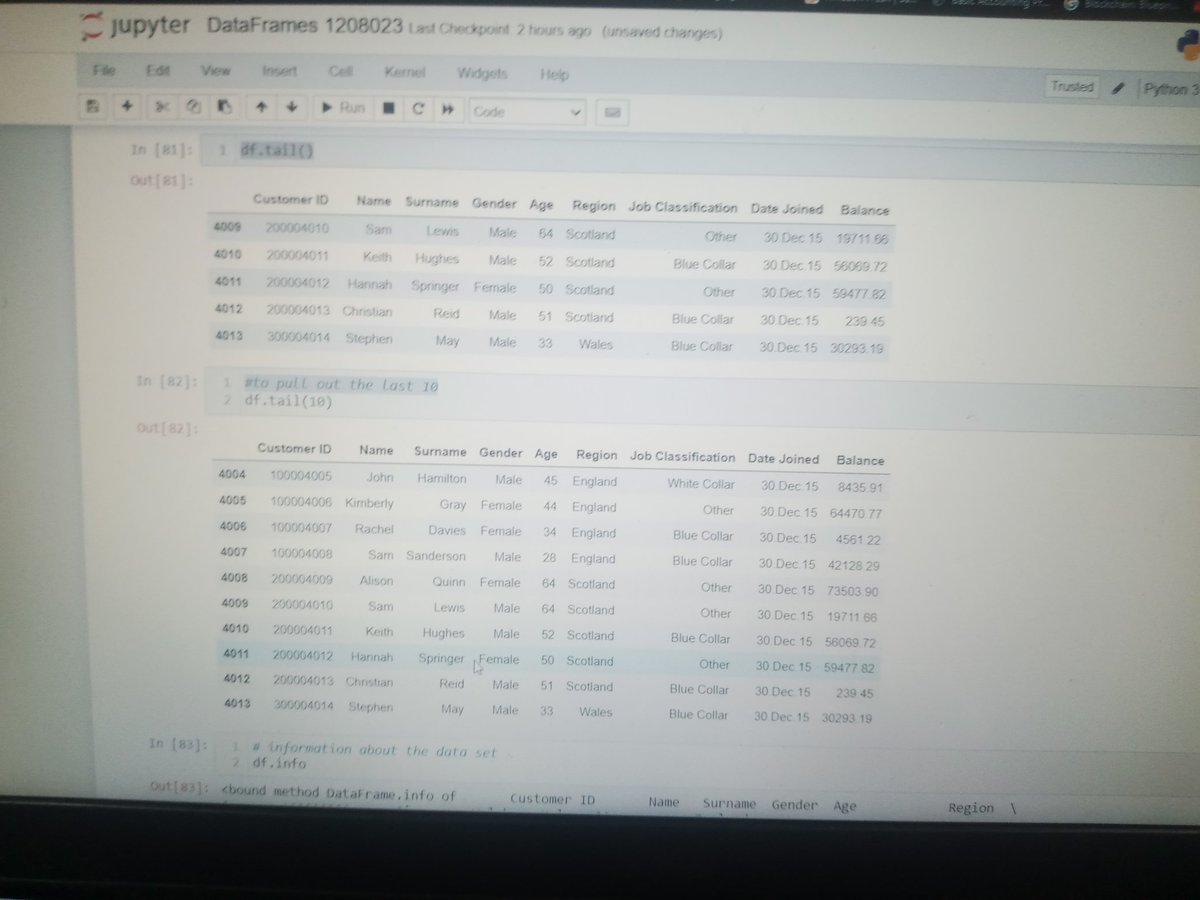 Se_suugh's tweet image. In today&apos;s Data Science class, @code_plateau, we delved into the intricacies of importing, manipulating, and visualizing data within datasets. A big thanks to @code_plateau for providing this incredible learning opportunity. 
#code_plateau #PPMFoundation #DataScientist6.0