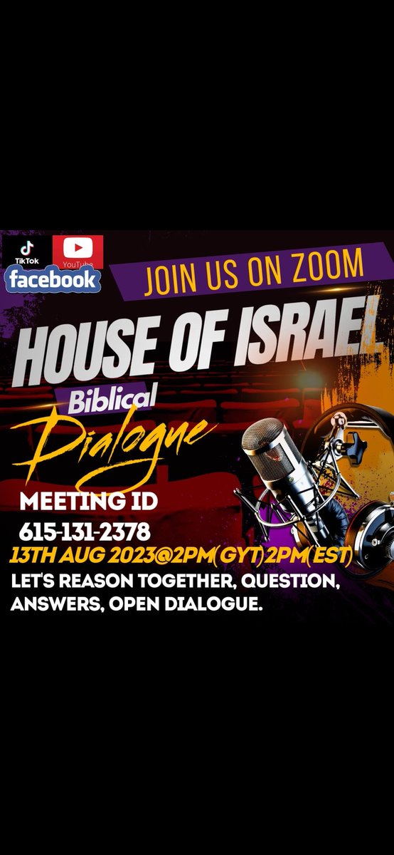 CorwayneW's tweet image. Please join us for open bible dialogue - any topic is welcomed. Timings for various timezones are as follows:
USA (EST) - 2 to 4 pm
UK - 7 to 9 pm
West Africa - 6 to 8 pm