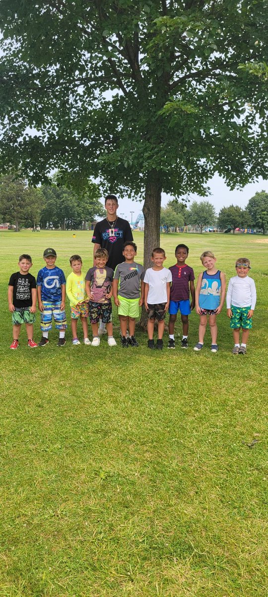 wickrecdaycamp's tweet photo. Group 1, 1st Grade boys, with Counselor Niko https://t.co/iBytFPizwR