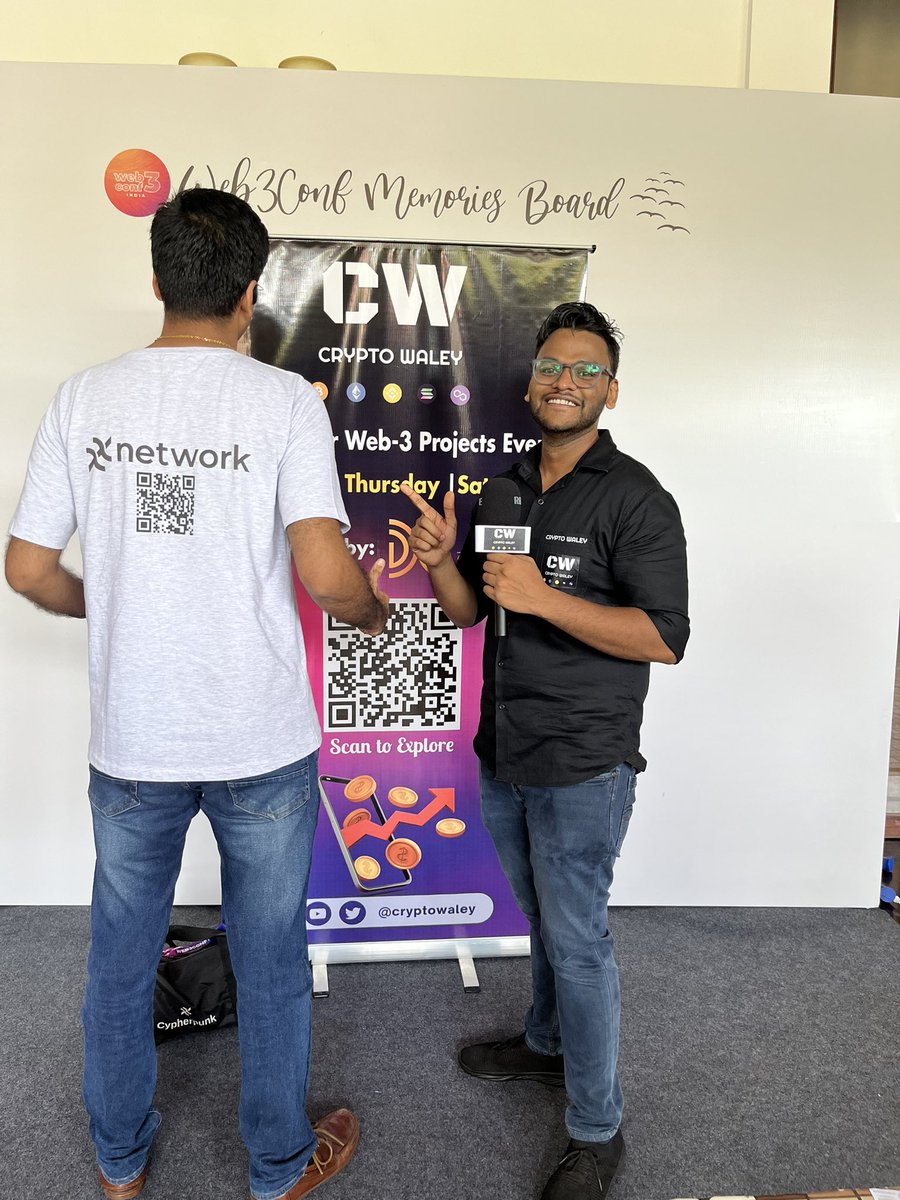 cryptowaley's tweet photo. Conducted β
series of information heavy π§ and exciting π€© interviews and podcast ποΈ
Also exclusive giveaways π are coming on the way in our future videosπ¨βπ»
Stay Tuned π₯
#Web3Conf #Web3ConfGoa #web3confindia #Web3 https://t.co/mxRfTUkKfp