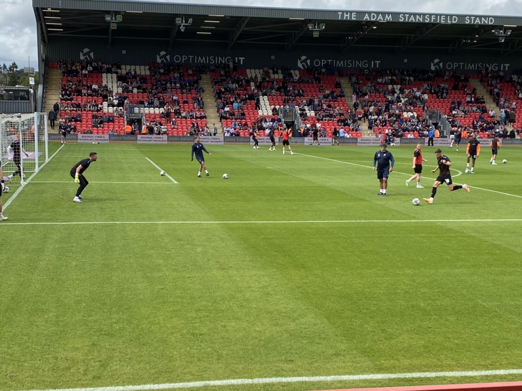 Enjoyed the <a href="/BlackpoolFC/">Blackpool FC</a> game, very solid defensively but not creative/ brave enough when in possession. Definitely a work in progress.