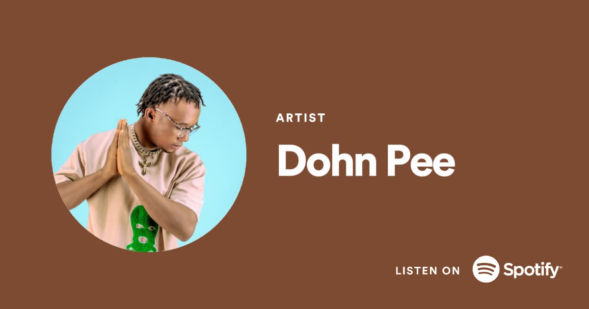 dohnpeeoffical's tweet photo. Follow me on Spotify 🙏🙏 https://t.co/WJ0ozPXC3j