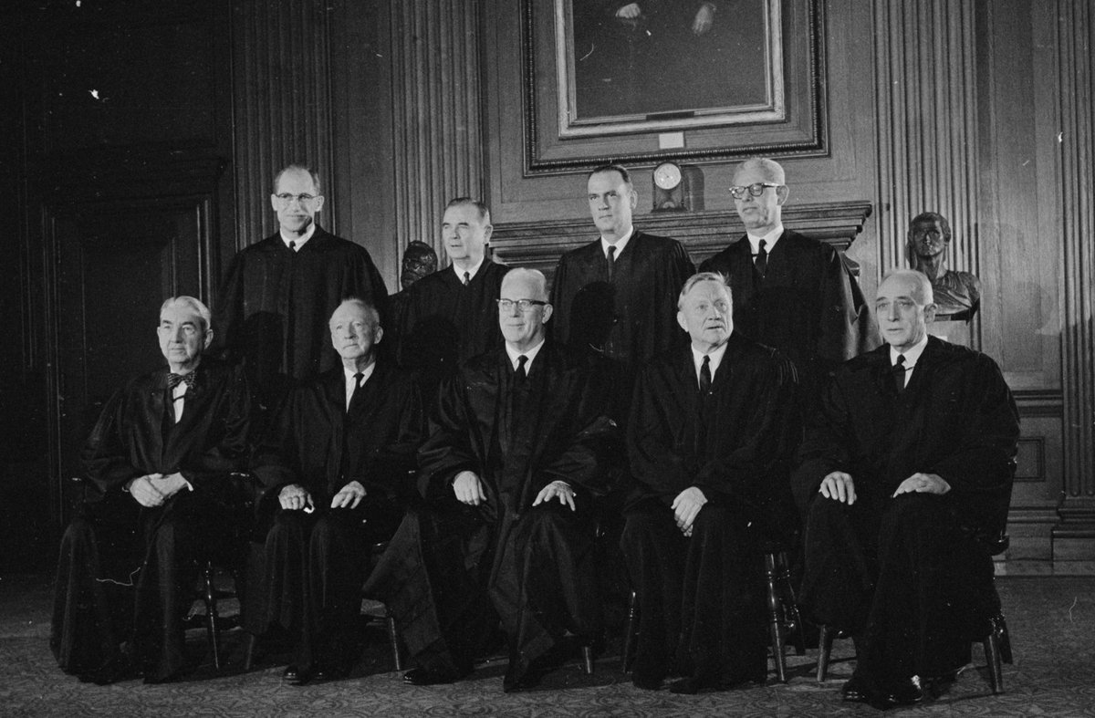 1adaypolfacts's tweet photo. On Aug 12th, 1962, the U.S. Supreme Court delivered its decision in Baker v. Carr, establishing the principle of "one person, one vote." This landmark ruling paved the way for fairer representation in state legislatures across the country. 📜🗳️ #OnThisDay , #SupremeCourt https://t.co/aoxauS5t8a