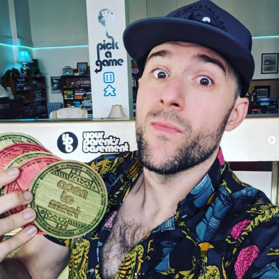 YPBPA's tweet photo. It can be hard to make friends as an adult. 

We have new Fogo de Chão-like, social pucks for your table. Tell the world you're Open to Meet or Beat Feet. Give yourself a passive, easy way to invite others to your table or tell them you're full up. https://t.co/ZmQm4s0UUv