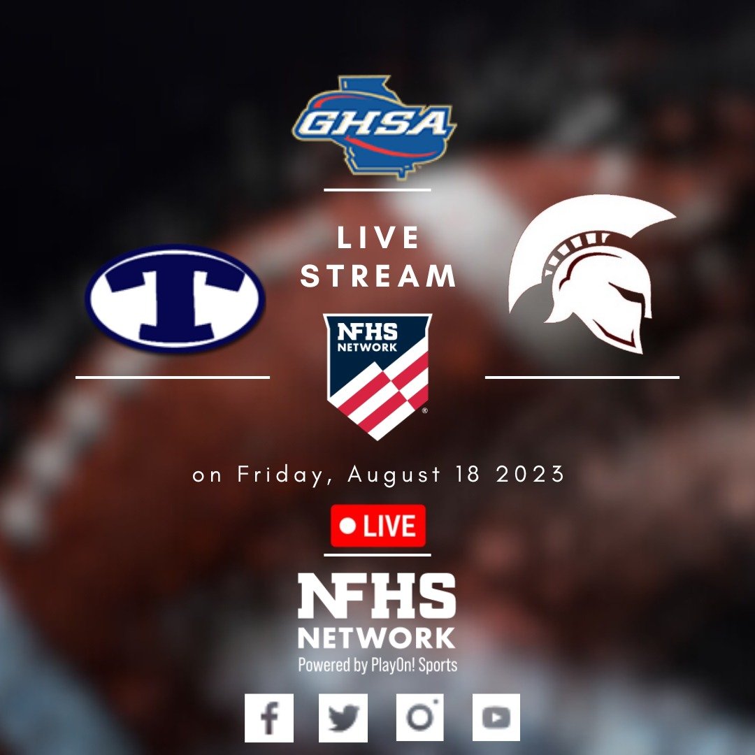 NFHSnetwor87258's tweet photo. Tift County vs. Coffee | Georgia High School Football Live Stream | 8/18/2023 - NFHS Network
Watch Live here: https://t.co/Wx82pfnzjO
on Friday, August 18 🕚 7:30p.
Game Details: Senior Night
@coffee_trojans 
@54kbdog 
@AntP2006
@moneydown19
@AlexLehky
@Coach_BeauJohn
@ZacBrayLex https://t.co/je3UO0bMLZ