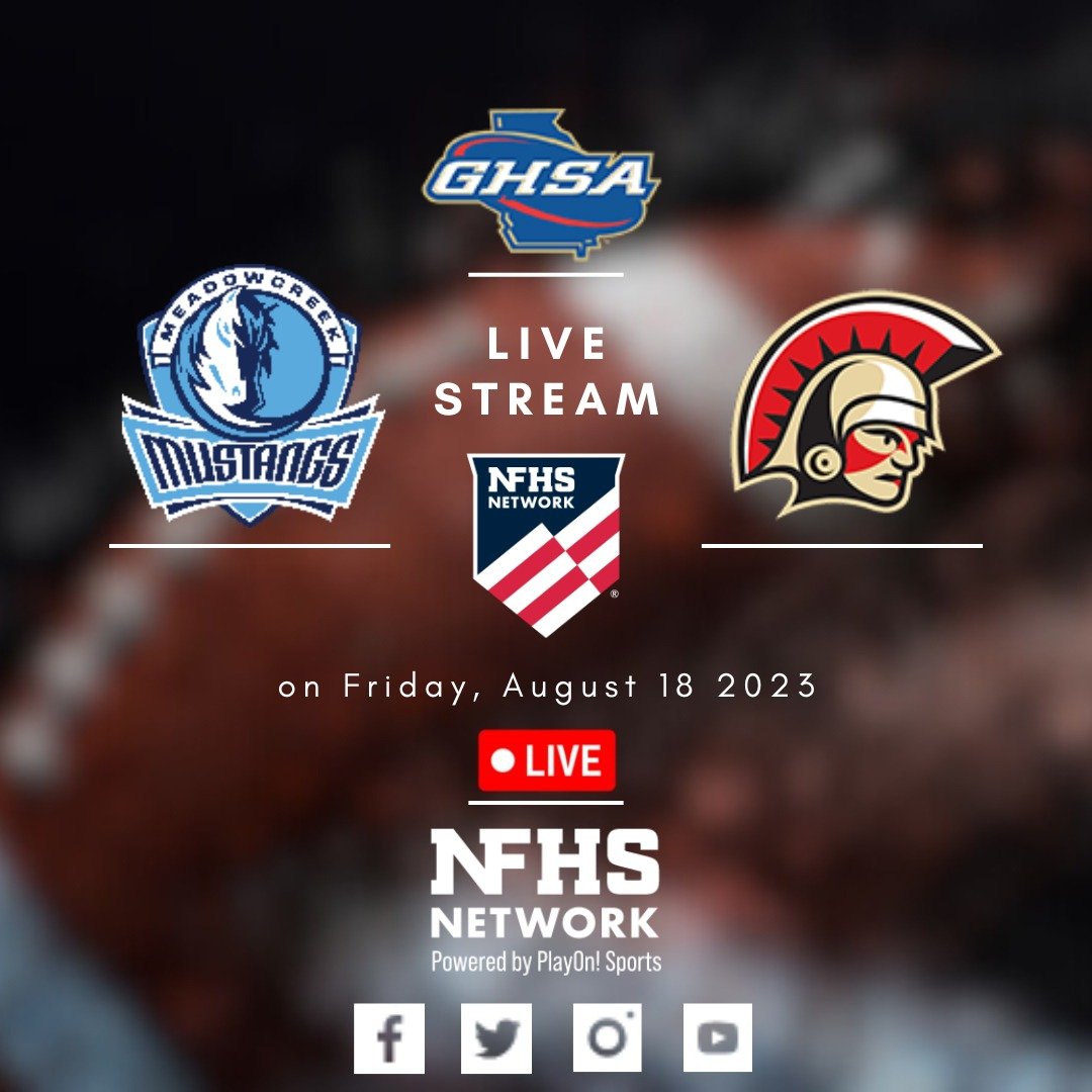 NFHSnetwor87258's tweet photo. Meadowcreek vs. Greater Atlanta Christian | Georgia High School Football Live Stream | 8/18/2023 - NFHS Network
Watch Live here: https://t.co/Wx82pfnzjO
on Friday, August 18 🕚 7:30p.
Game Details: Greater Atlanta Christian
@GAC_Athletics 
@GAC_Hoops 
@XavierDaisy2024 https://t.co/XJfGsIxxm9