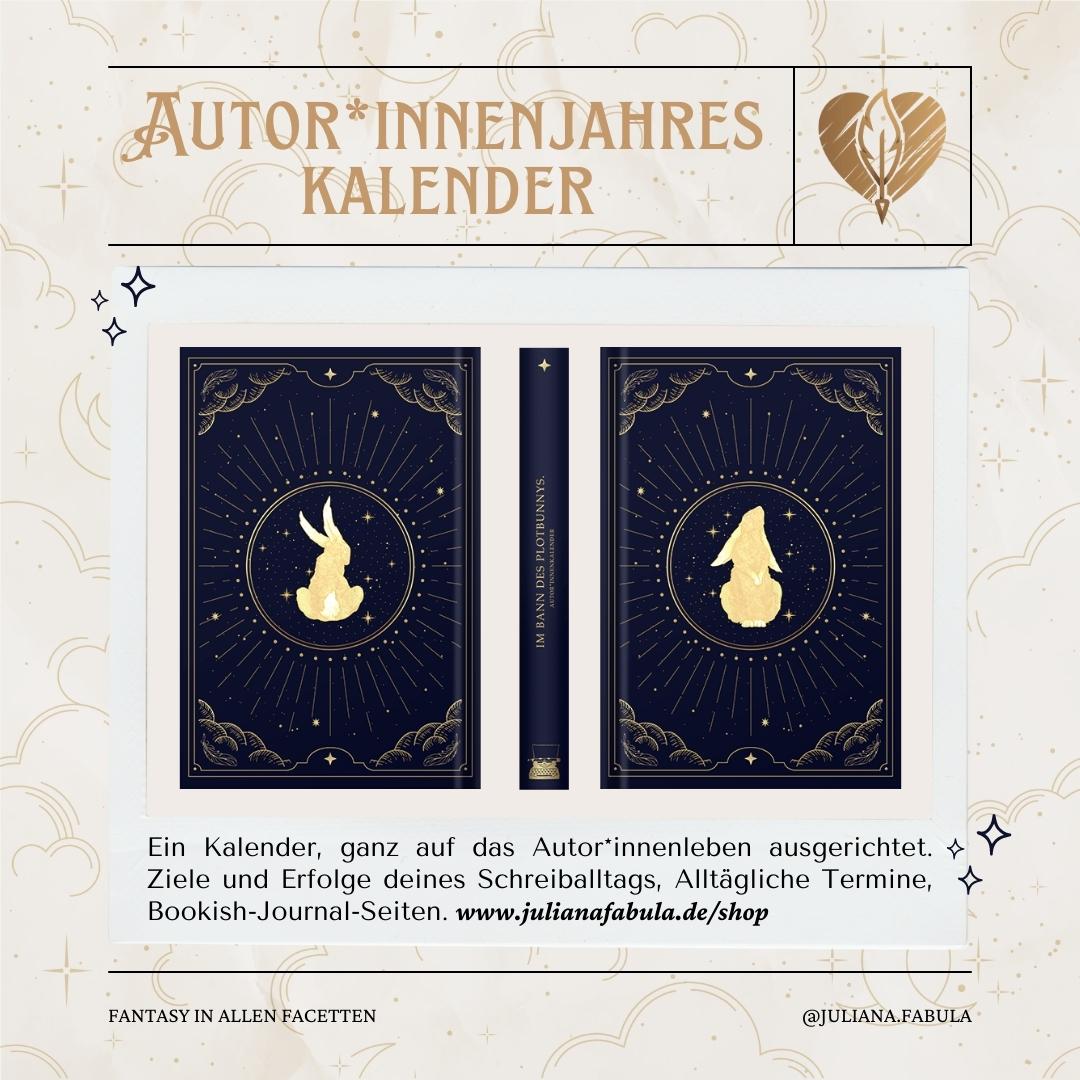 📚Neues Jahr, neues Motiv, neuer #Autor_innenjahreskalender! 

Bereits im 7. Jahr in Folge wird es einen Kalender geben! Diesmal steht der diesjährige Kalender unter dem Motto "Im Bann des Plotbunnys". 🐰(Gern RT) #writingjournal #schreibkalender #writersjournal #bulletjournal