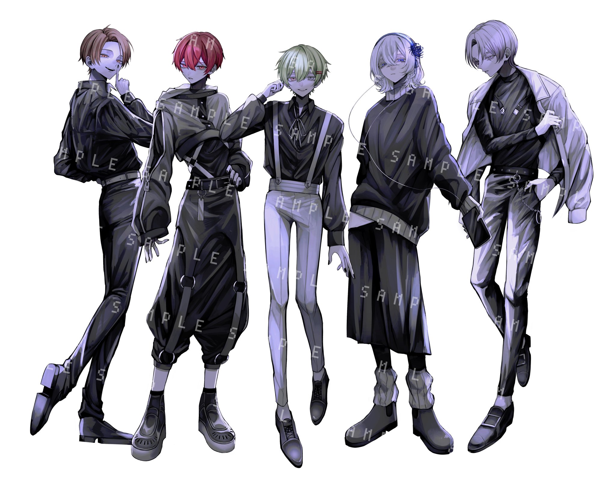 け*い様 手描きイラスト＊オリジナル【聖の者】 Yahoo!オークション - 送料込 創作手描きイラスト 銀灰色の妖精