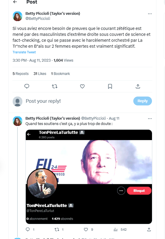 TroncheBiais's tweet photo. « Si X te soutient, alors tu mérites tous les reproches que je peux légitimement faire à X »

Cette fallacie (deshonneur par association) vous est offerte par le fan-club de Marie Peltier qui parle de "preuve".

1/5 https://t.co/glIQ54oYzw