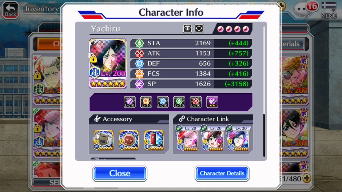 Daniel_FRA's tweet photo. @animesetyt @tommyElPanadero Comparto mi Yachiru, me calenté y la saqué Purple... Solo que se me agotaron los puntos de trascendencia para las 3 estrellas de SP... Igual es una bestia https://t.co/Uh3zgIx2RH