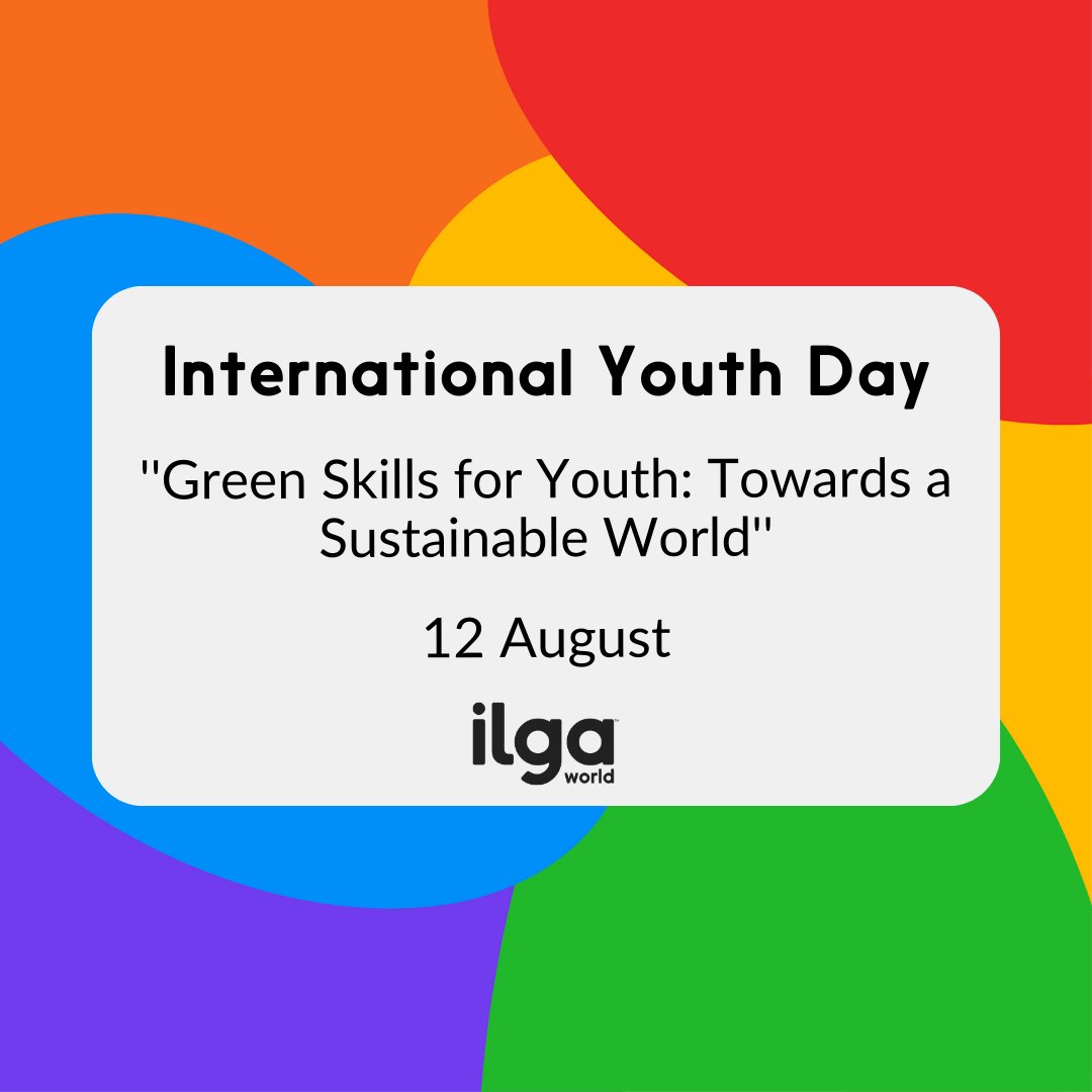 Today is recognised as International Youth Day under the theme 'Green Skills for Youth: Towards a sustainable world.' A successful transition towards a greener world will depend on developing green skills in the population, and our youth must be included in the conversation.