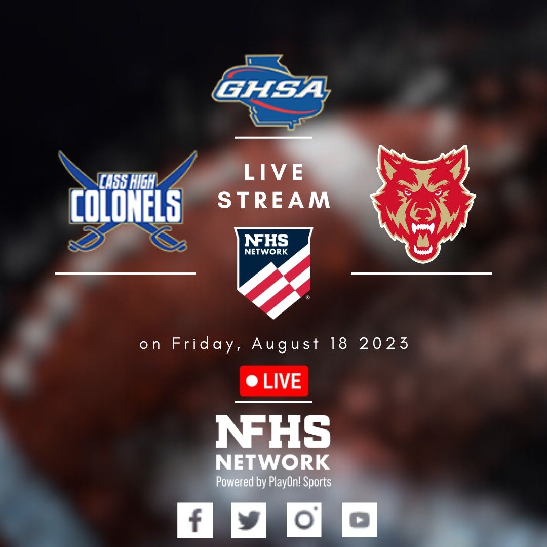NFHSnetwor87258's tweet photo. Cass vs. Rome | Georgia High School Football Live Stream | 8/18/2023 - NFHS Network
Watch Live here: https://t.co/Wx82pfnzjO
on Friday, August 18 🕚 8p.
@FootballRome 
@Justin_Terrell2 
@AllRomeWolves 
@WolvesGameday
@tinerious
@ChanceArthur2
@romewolvesoccer
@DkDaniel16 https://t.co/qSSDsrwK2o