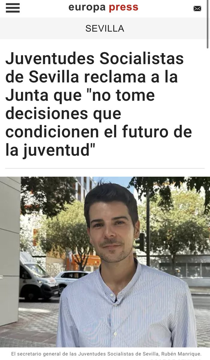 Quien ha condicionado de manera drástica “el futuro de la juventud” española y andaluza es el gobierno socialista de Pedro Sánchez y sus socios extremistas. Ya le saca #España por la cola casi 4 puntos al penúltimo (Grecia) en desempleo juvenil en Europa:
x.com/eu_social/stat…