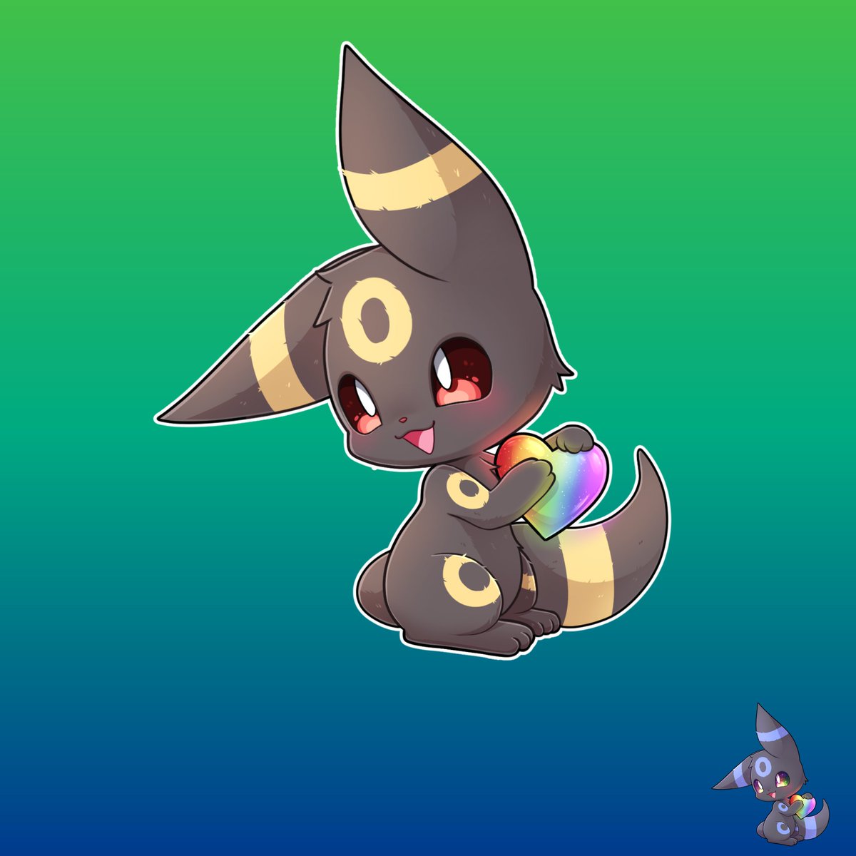 SequionaNeko's tweet photo. Meine erste Evoli-Entwicklung ist von @MidnBlossom π₯°
Ist das Nachtara nicht mega niedlich π
Wenn ich alle Entwicklungen hab, wird es Sticker geben ππ
#pokemon #umbreon #smileyfront https://t.co/nkGDeXuscs