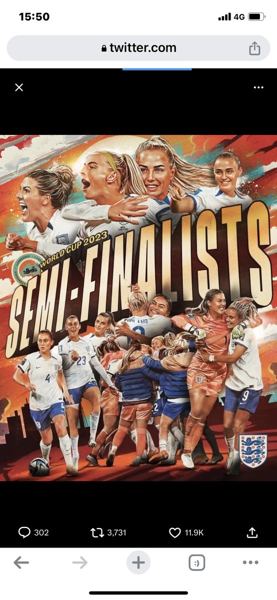 ReptonAB_SLT's tweet photo. @Lionesses are through to the @FIFAWWC Semi-finals 🏴󠁧󠁢󠁥󠁮󠁧󠁿❤️🏆Match attendance 76K, 0 yellow and reds cards, between 8-10km distance covered per player ⚽️ Don’t underestimate the importance of this team! Helping her to believe she can💪 #Inspiration #Determination #Hardwork https://t.co/xJpgCIn2fg