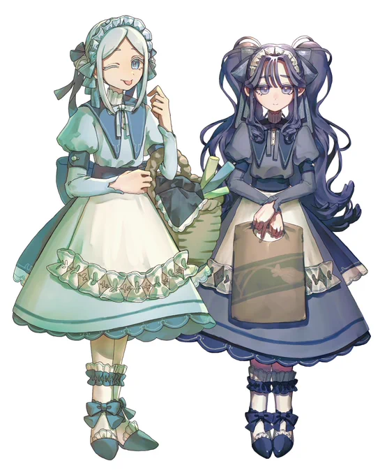 ビアンカちゃんとセイラちゃん(衣装捏造)