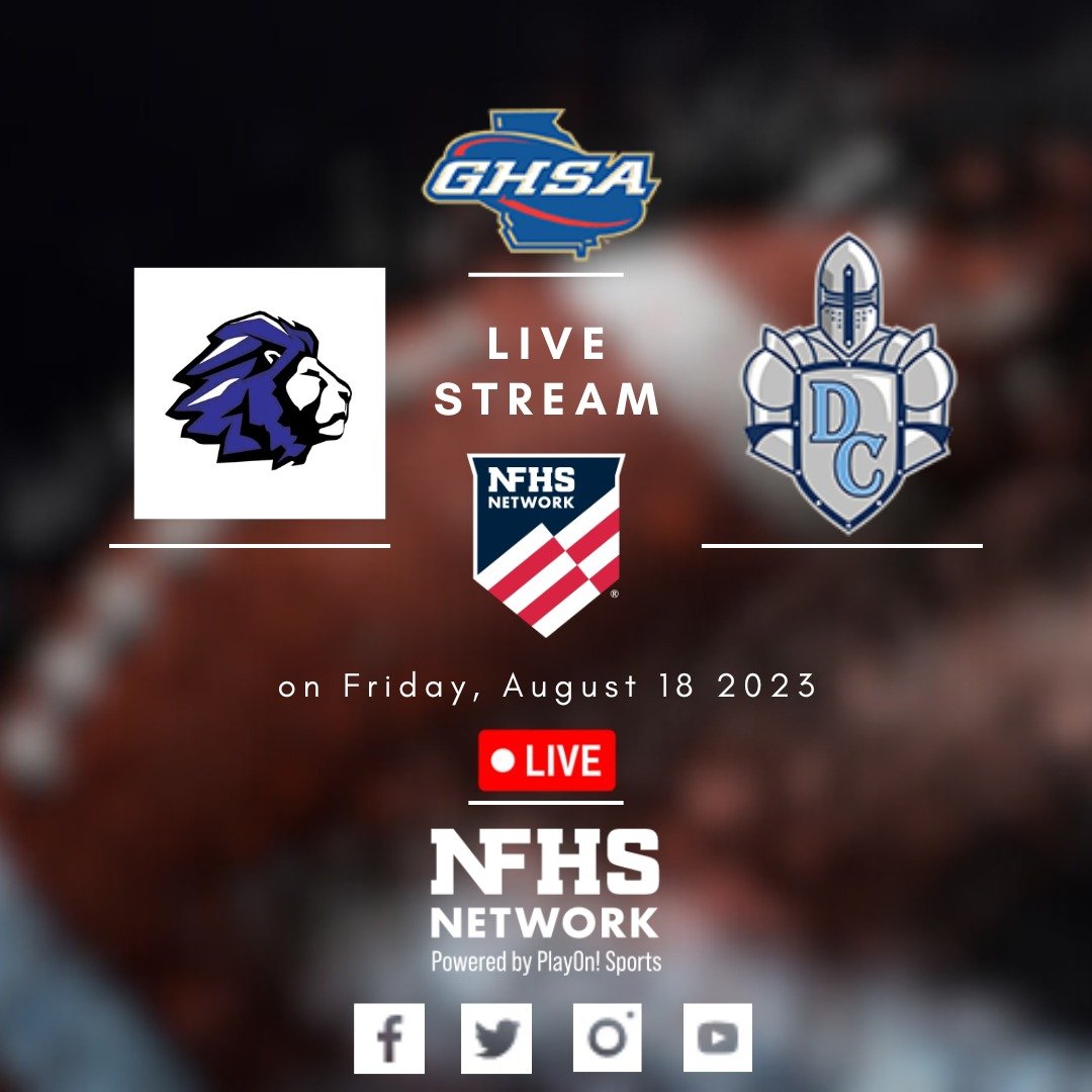 NFHSnetwor87258's tweet photo. Dominion Christian vs. Trinity Christian School of Griffin | Georgia High School Football Live Stream | 8/18/2023 - NFHS Network
Watch Live here: https://t.co/Wx82pfnzjO
on Friday, August 18 🕚 8p.
@football_tcs 
@CAMatthews24 
@TCSAthletics1 
@Matthew98187740
@PhoenixMossATH https://t.co/HAtSty2mz4