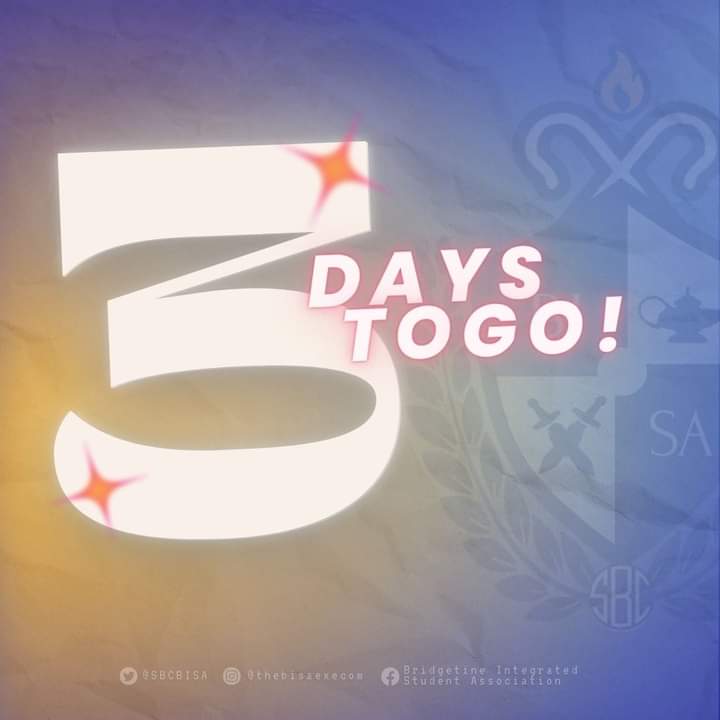 SBCBISA's tweet photo. 💌 *New Message from the BISA EXE-COM: KITA-KITS‼️*

Mhiee narinig mo na ba ang latest chika?? Kase I heard, there's only 3 MORE DAYS left until magBAAlik ang mga bridgetines! 🐑 

Caption: Y. Dinglasan, R. Mamorno 
Layout: R. Aguirre https://t.co/7ks8lXVslw