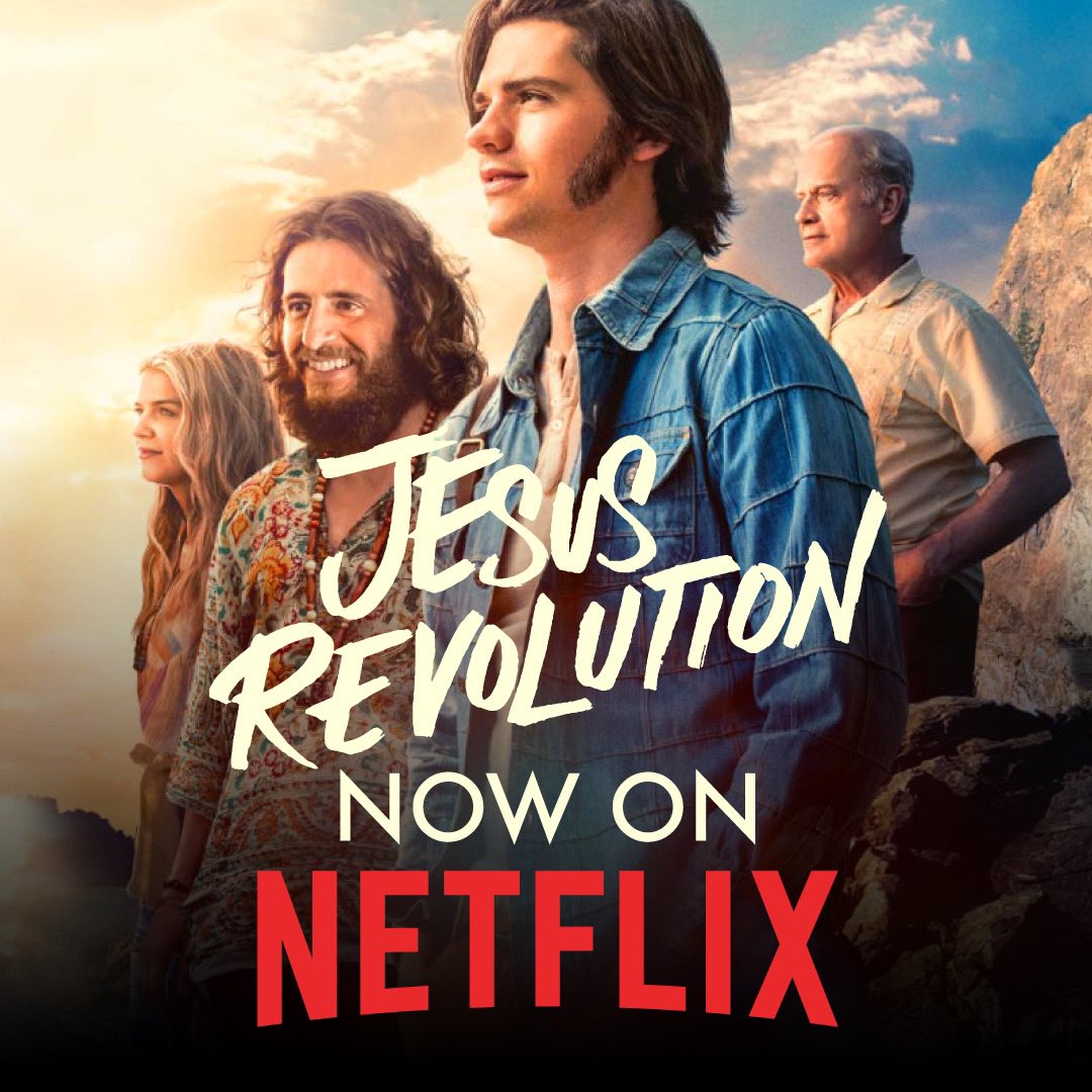 greglaurie's tweet photo. SO many people are seeing @JesusRevMovie for the first time on @netflix 
It continues to trend, which is great news because Netflix has 75 million subscribers in the US. 

Have you see the film yet? 
What did you think?

Have a watch party in your home. I can confidently tell you, if you get someone to watch it to the end you will be able to have an evangelistic conversation and may even see them come to the Lord. 

Jesus Revolution is a powerful tool to share your faith. Put it to good use!