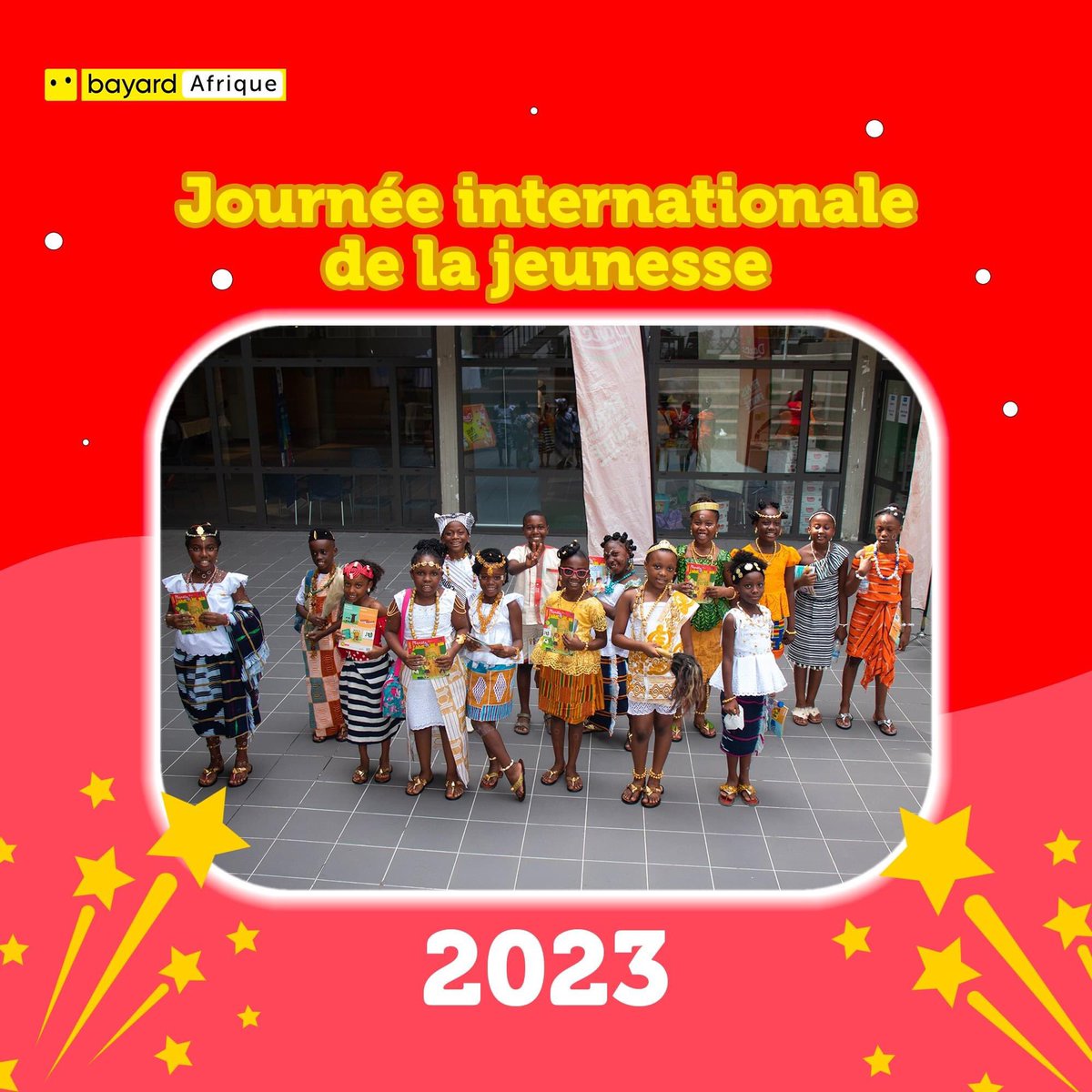 Nous fêtons la Journée internationale de la #jeunesse. Dans sa mission de donner aux enfants le goût de la lecture, #BayardAfrique tient à construire une jeunesse épanouie avec les différentes rubriques de ses magazines Mes premiers Planète J'aime lire  et Planète J'aime lire.