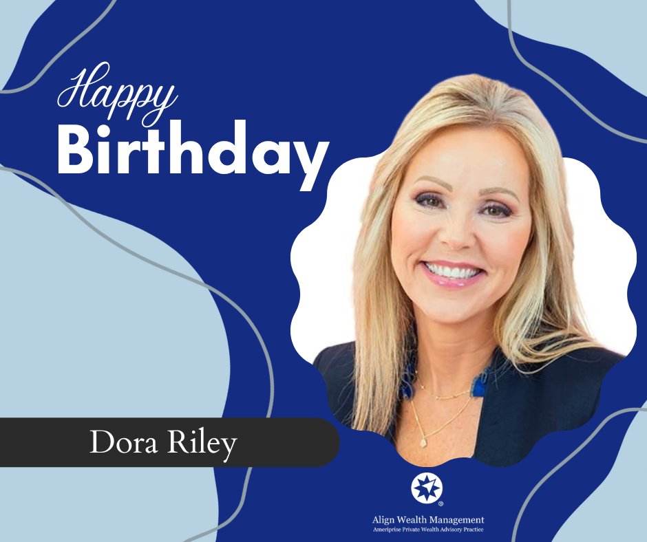 alignwealthmgmt's tweet photo. Wishing a very happy birthday to a remarkable person who always brings out the best in others. May this day be the beginning of an extraordinary year ahead! https://t.co/56KhFFSQJH