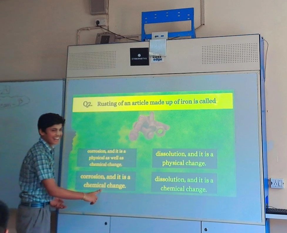 Niyativerma05's tweet image. Gamification of learning serves as an integral part of #immersiveeducation
and #technologicaltransformation
Class IX participated in the interactive #chemistryquiz #gamingdesign

@ashokkp @y_sanjay
@pntduggal @kandhari_ekta
@Karuna_gupta1 @PoojaSh10437617
@NaushadSeemien