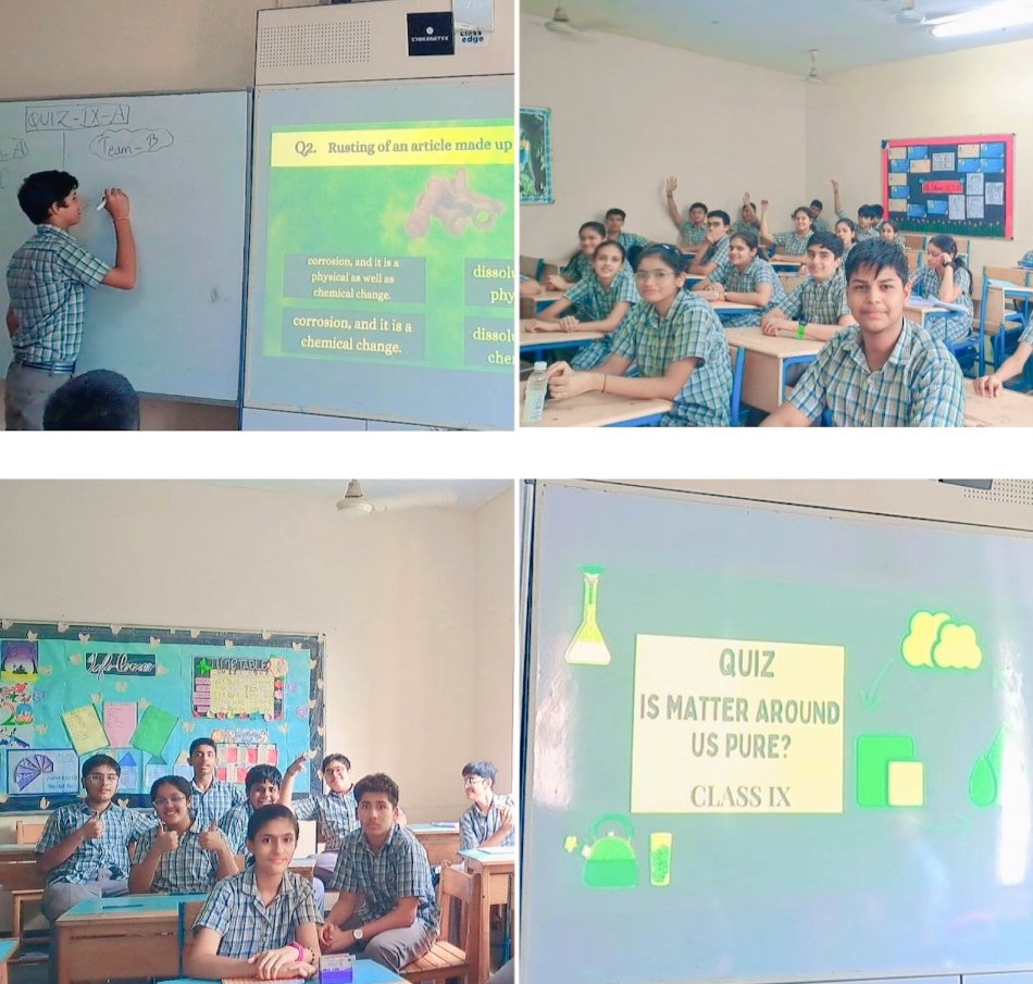 Niyativerma05's tweet image. Gamification of learning serves as an integral part of #immersiveeducation
and #technologicaltransformation
Class IX participated in the interactive #chemistryquiz #gamingdesign

@ashokkp @y_sanjay
@pntduggal @kandhari_ekta
@Karuna_gupta1 @PoojaSh10437617
@NaushadSeemien