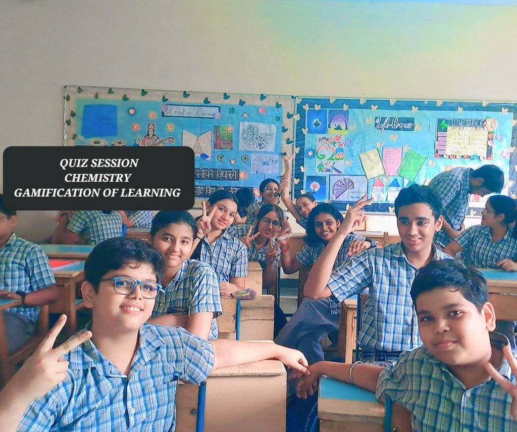 Niyativerma05's tweet image. Gamification of learning serves as an integral part of #immersiveeducation
and #technologicaltransformation
Class IX participated in the interactive #chemistryquiz #gamingdesign

@ashokkp @y_sanjay
@pntduggal @kandhari_ekta
@Karuna_gupta1 @PoojaSh10437617
@NaushadSeemien